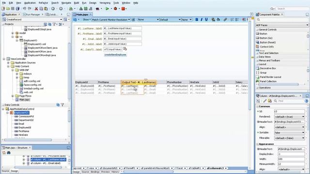 013 Create Record using Java Class exposed on UI PART 3 Jdeveloper смотреть онлайн