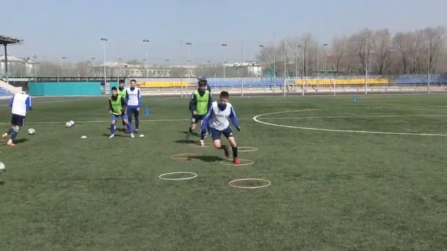 Тренировка ФК "Алтай" в Усть-Каменогорске. смотреть онлайн