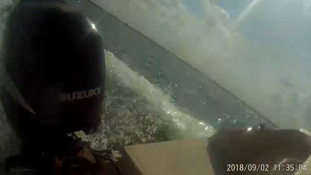 Портовое,на лодке.