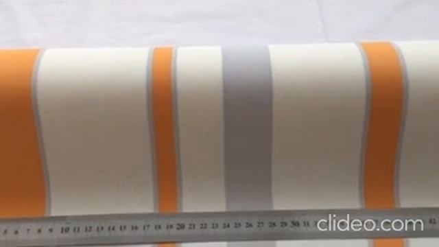 947222 Яркие немецкие обои в гладкую оранжевую и серую полоску, на фактурном белом фоне, моющиеся смотреть онлайн