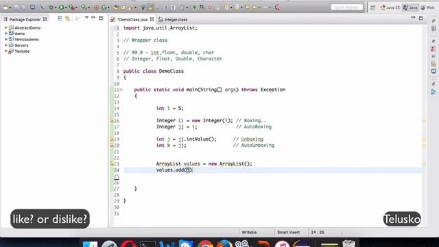 Wrapper Class Java Tutorial | Telusko ft. Navin Reddy смотреть онлайн