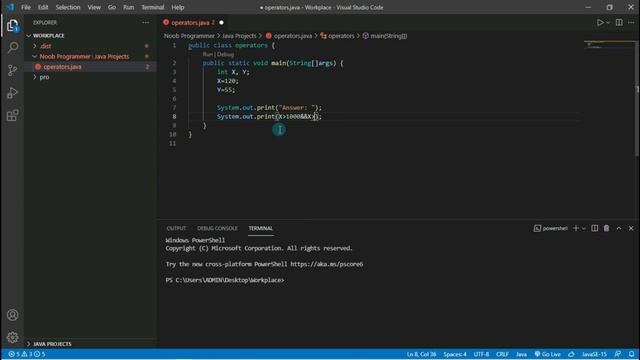 HOW TO MAKE A VARIABLE USING INT DATA TYPE IN JAVA |JAVA TUTORIAL| смотреть онлайн