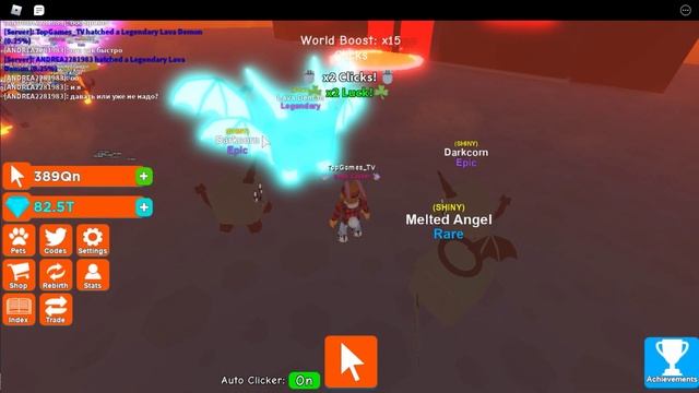 ?ПРОШЕЛ ОБНОВЛЕНИЕ ЛЕГЕНДЫ КЛИКА! НОВЫЕ КОДЫ Clicking Legends Roblox смотреть онлайн