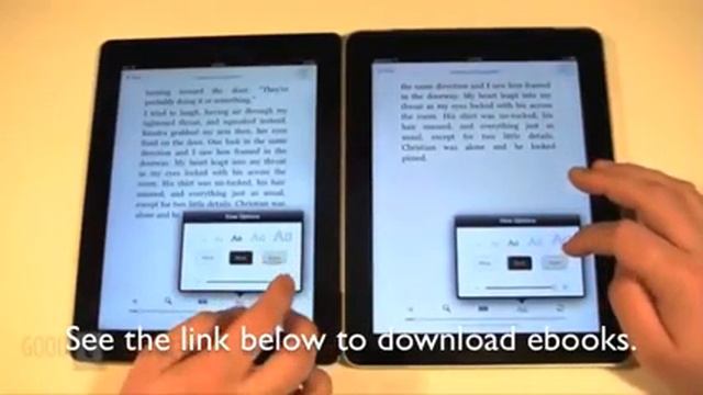 iPad 3 eBook Reading Comparison смотреть онлайн