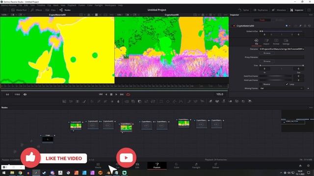 How to use Cryptomatte Passes in Davinci Resolve/Fusion смотреть онлайн