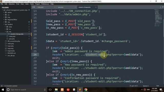 How to Make School Management System Using PHP & MYSQL database Part 17 смотреть онлайн
