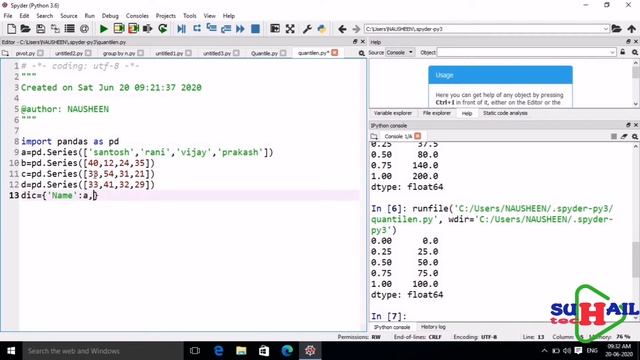 Quantile and Histogram in Pandas| Dataframe tutorial | Hindi смотреть онлайн