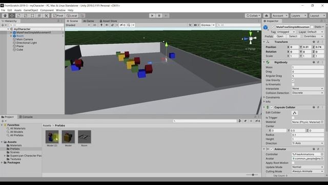 3 - Префабы в Unity смотреть онлайн
