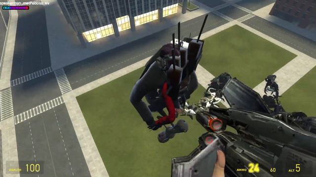 NEW GMAN MECHA BOSS VS SKIBIDI TOILET! In Garrys Mod! смотреть онлайн