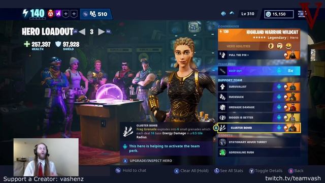 Highland Warrior Wildcat Review *BEFORE YOU BUY* | Fortnite Save the World | TeamVASH смотреть онлайн