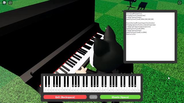 Roblox Piano Tutorial // Can't Help Falling in Love смотреть онлайн