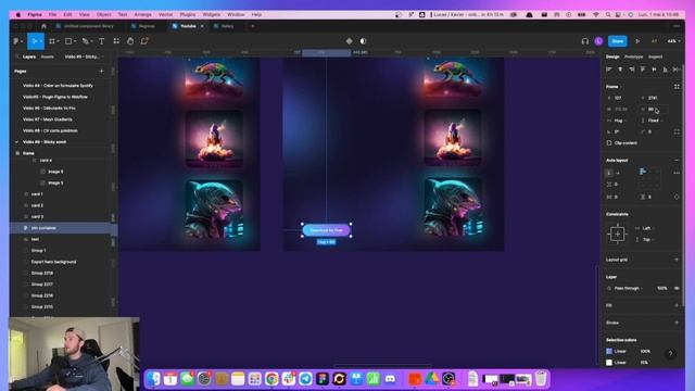 Comment réaliser un sticky scroll sur Figma en moins de 5 minutes - Tutoriel facile смотреть онлайн