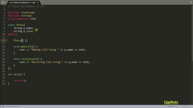 Class And Object In C++ | Class And Object With Examples In C++ смотреть онлайн