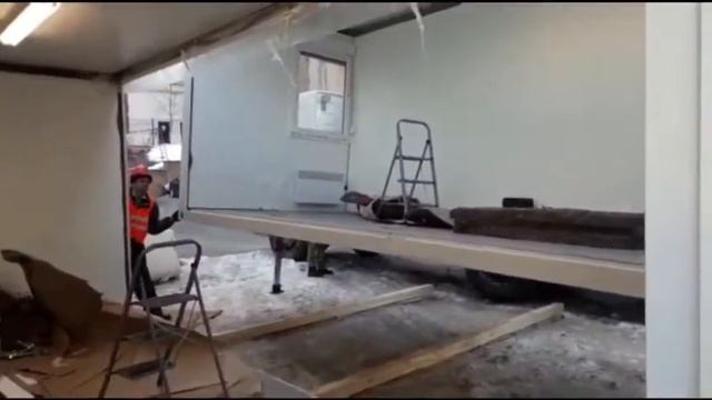 Монтаж модульного здания Containex смотреть онлайн