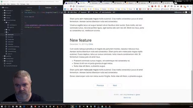 Ich baue ein eigenes WP Bootstrap Theme Teil 1 смотреть онлайн