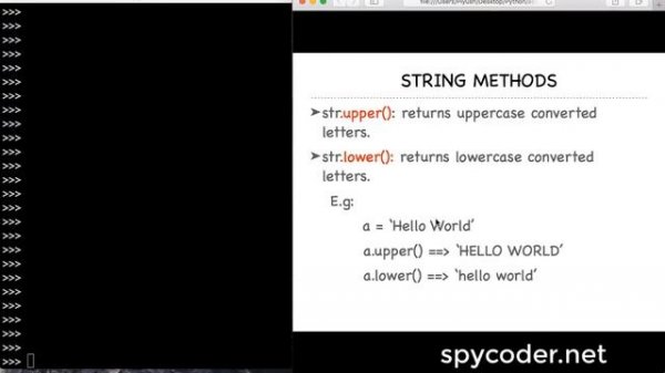 Python String and It's Methods