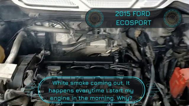 Ford Ecosport 2015 Engine Smoking Problem | Ford 1.5 | Some white smoke coming out at start up смотреть онлайн