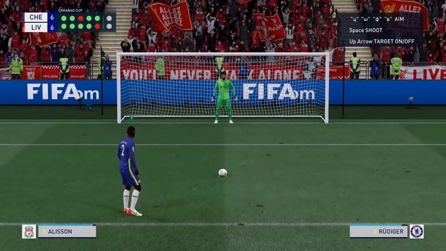 EFL Cup Final CHELSEA vs LIVERPOOL [Penalty shootout] FIFA 22 смотреть онлайн