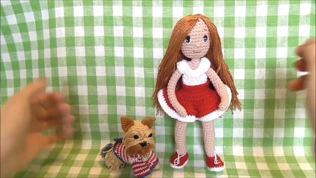 ? Вязаная кукла. Кукла крючком. Портретная кукла в подарок. смотреть онлайн