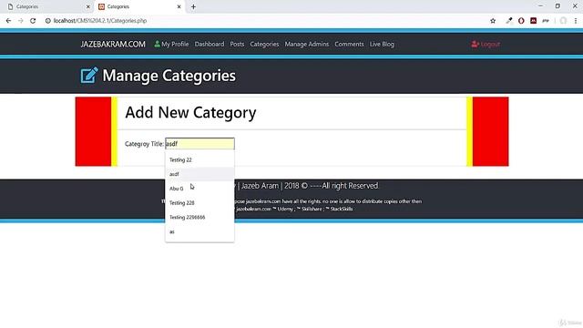 CMS Designing Categories Using Bootstrap 4 | PHP | 2020 смотреть онлайн