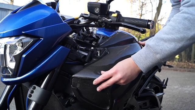 More RS6 Sepang Blue and more Carbon Fiber - Suzuki B-King Modding Season 2017 смотреть онлайн