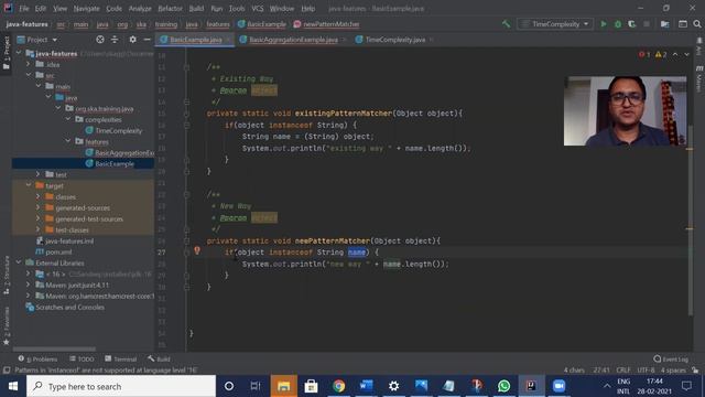 Pattern Matching | JDK 16 Feature смотреть онлайн