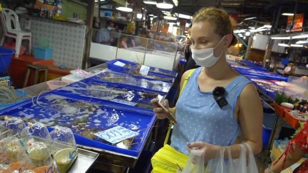 Морепродукты подешевели! Lan Po Naklua Market - Рынок морепродуктов в Паттайе. Таиланд 2020.