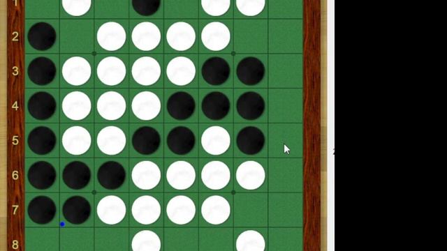 Othello реверси выигрыш партии в минутку за счёт захвата главной диагонали. смотреть онлайн