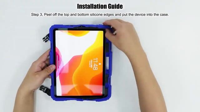 Estuche Robusto de silicona para ipad 11 pro 2020/2018 смотреть онлайн