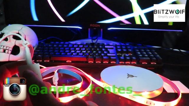 Unboxing (desembalando) BlitzWolf Smart LED Light Strip BW-LT11 смотреть онлайн