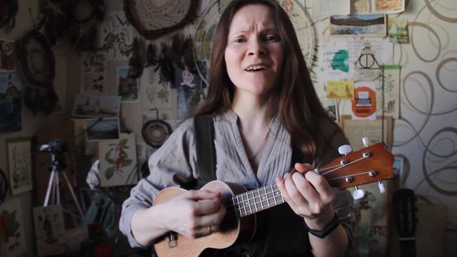 The Hobbit - Misty Mountains Cold | cover by Лиса Волкова | ukulele & guitar смотреть онлайн