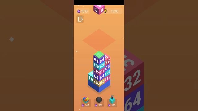 STACK GAME 2048 stacktris #number #maths #merge #2048 #2248 #best #gameplay #androidgames смотреть онлайн