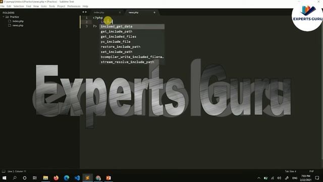 Defining Functions in PHP & How To Works Function in PHP Program 09 | Complete Course | Experts Gur смотреть онлайн