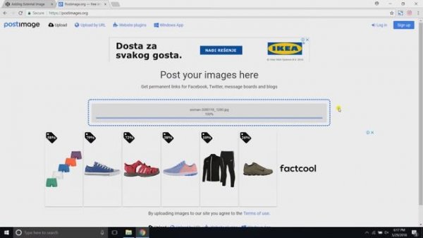 How to add external image to Codepen.io