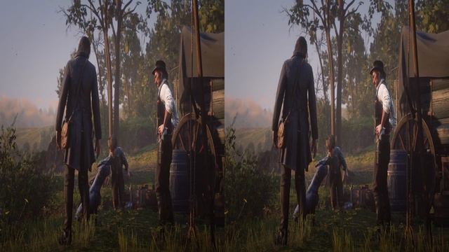 Red Dead Redemption 2 3D Screenshots SBS VR смотреть онлайн