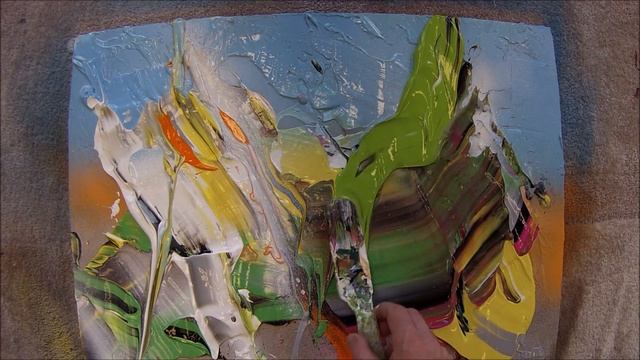 Learn To Paint Acrylic Abstract Painting Ultra Thick (HD) By Jan Van Oort