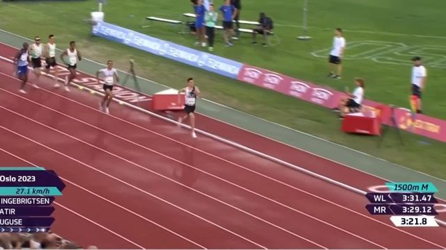 Jakob Ingebrigtsen Just WENT CRAZY!! || 2023 Bislett Games - Men's 1500 Meters смотреть онлайн