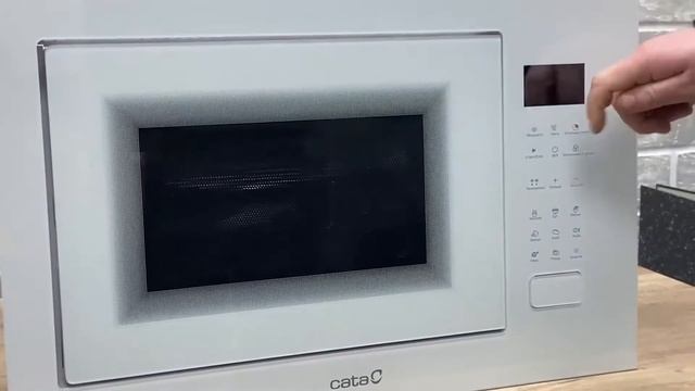Встраиваемая микроволновая печь CATA MW BI2505DCG WH. Обзор, характеристики. смотреть онлайн