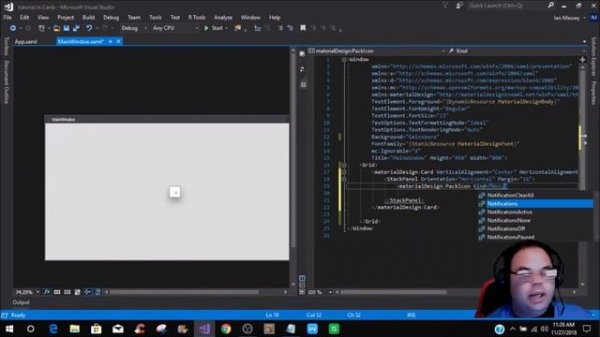 Cards in WPF with Material Design Theme