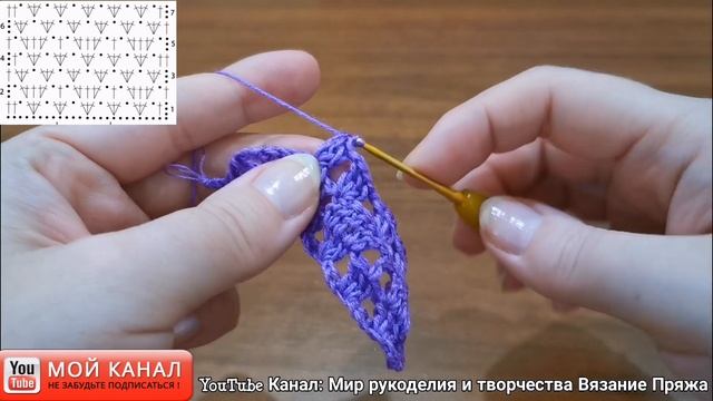 Вязание: МАСТЕР КЛАСС для начинающих красивый легкий УЗОР крючком - кофточка жакет топ жилет смотреть онлайн