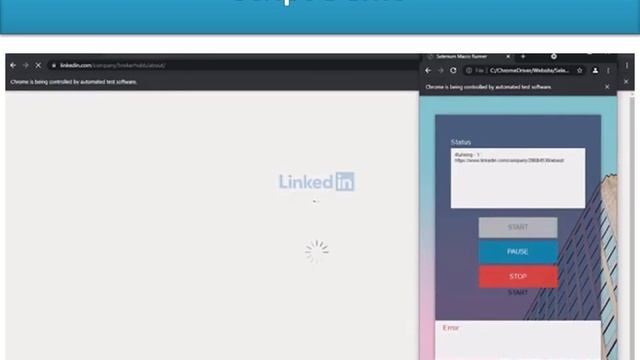 Python Selenium GUI Website Scraping Script смотреть онлайн