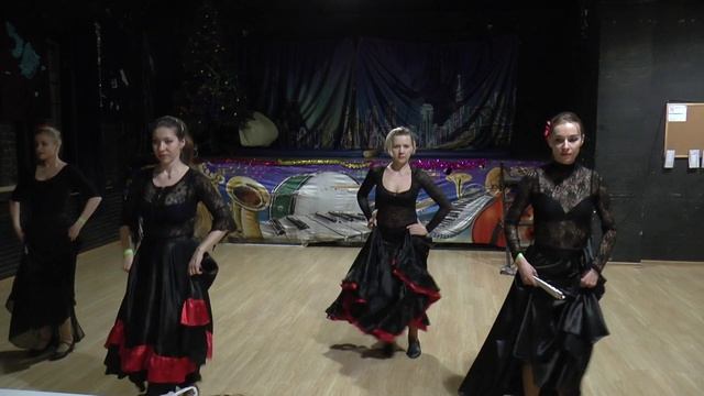 Танец с веерами, фламенко. смотреть онлайн