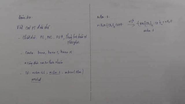 Thứ 7-Luyện tập polime phần 1 смотреть онлайн