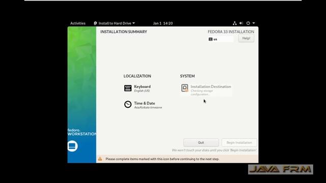 Fedora 33 Workstation installation on VMware Workstation 16 Pro with Guest Additions (Linux Tools) смотреть онлайн