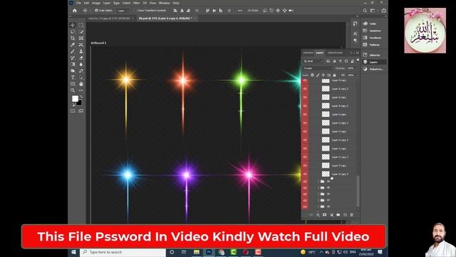 Glowing Flare Lens Lights Bundle Photoshop |Free Download | Yousuf Graphics смотреть онлайн