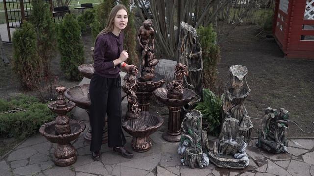 Красивые Фонтаны Для Вашего Сада ✔️ Садовый Декор от HITSAD.RU ? Хитсад ландшафтный дизайн смотреть онлайн