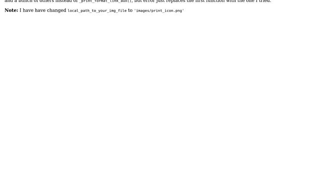 Drupal: Change print icon programmically through template.php смотреть онлайн