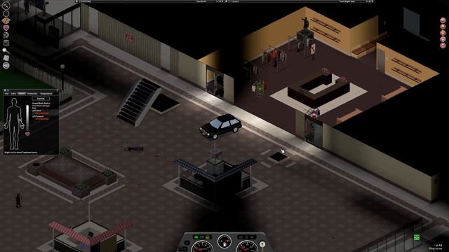 Driving over Zombies at the Louisville Mall | Project Zomboid Multiplayer смотреть онлайн