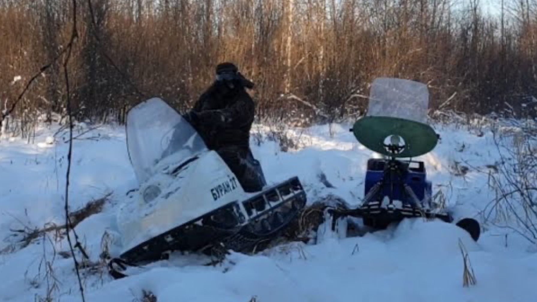 Буран и мотобуксировщик. смотреть онлайн