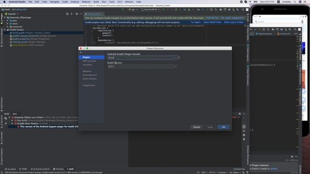Fix ERROR: This Version of The Android Support Plugin for IntelliJ IDEA /AS Cannot Open This Projec смотреть онлайн